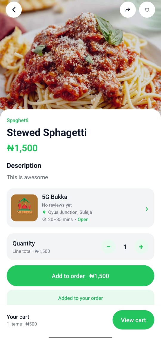 Fresh local meals prepared for delivery